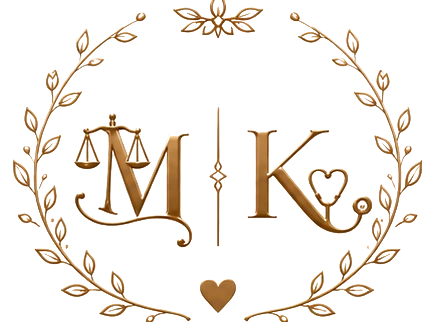 M and K monogram